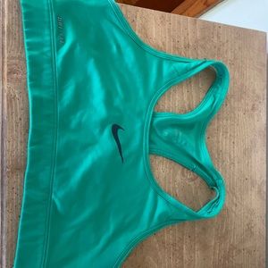 Green Nike Sports Bra